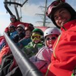 Ski course kids